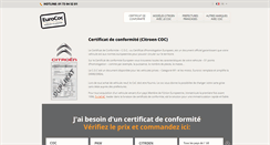 Desktop Screenshot of citroen-coc.com